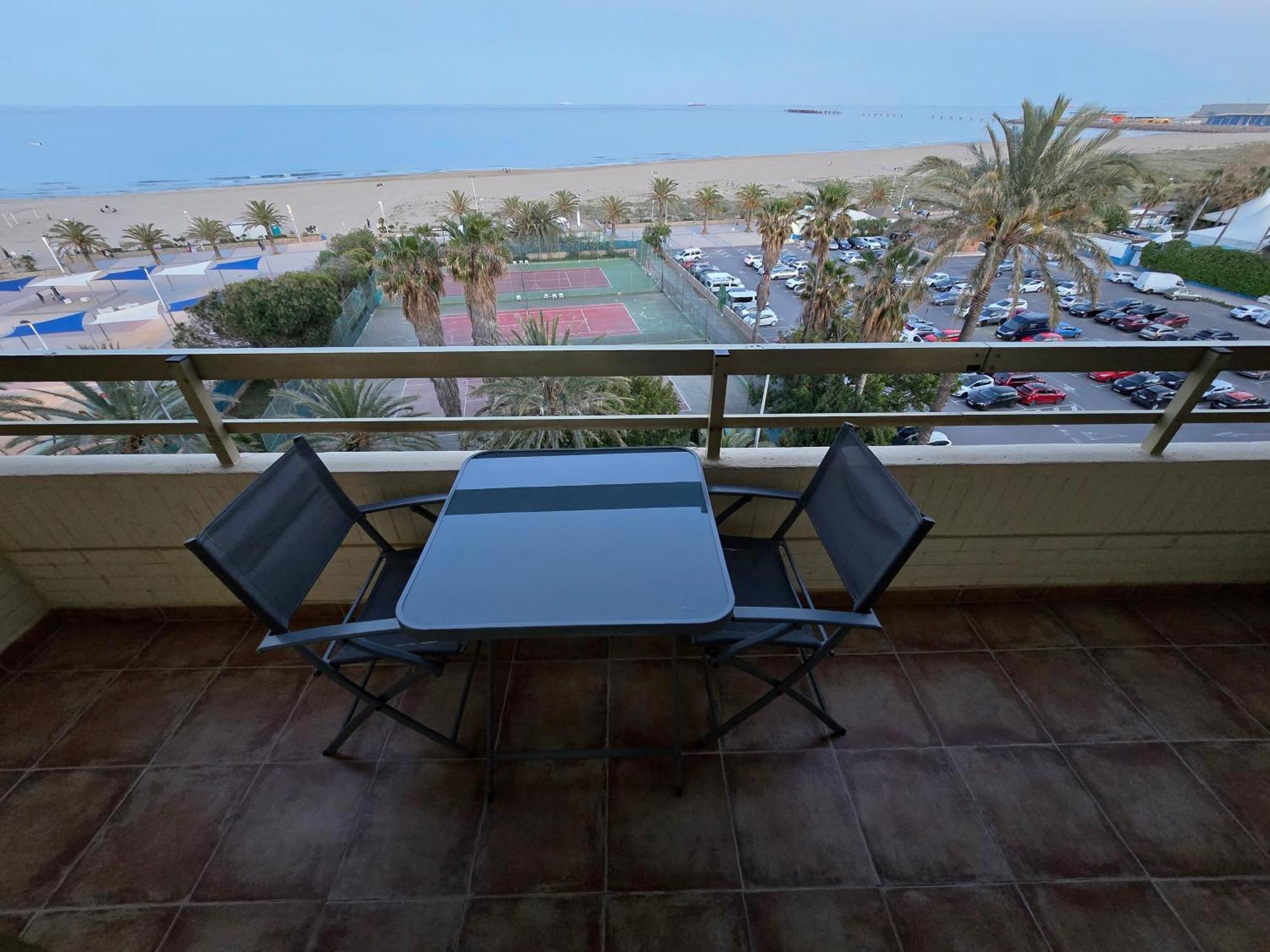 Vistas Espectaculares 1ª Linea Playa, Wifi, Ascensor Apartment Puerto de Sagunto Ngoại thất bức ảnh